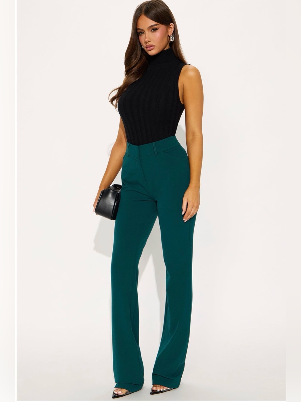 NWT Hunter Green High Rise Pants Size M